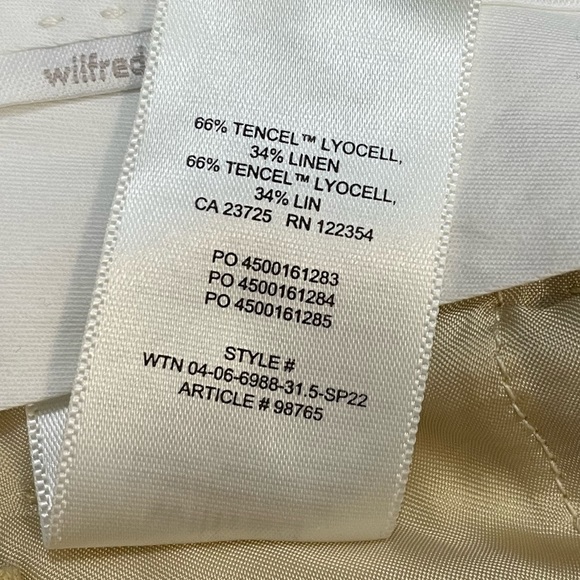 Aritzia Wilfred The Effortless Pant™ Linen Size 2 Wheat - Picture 7 of 11